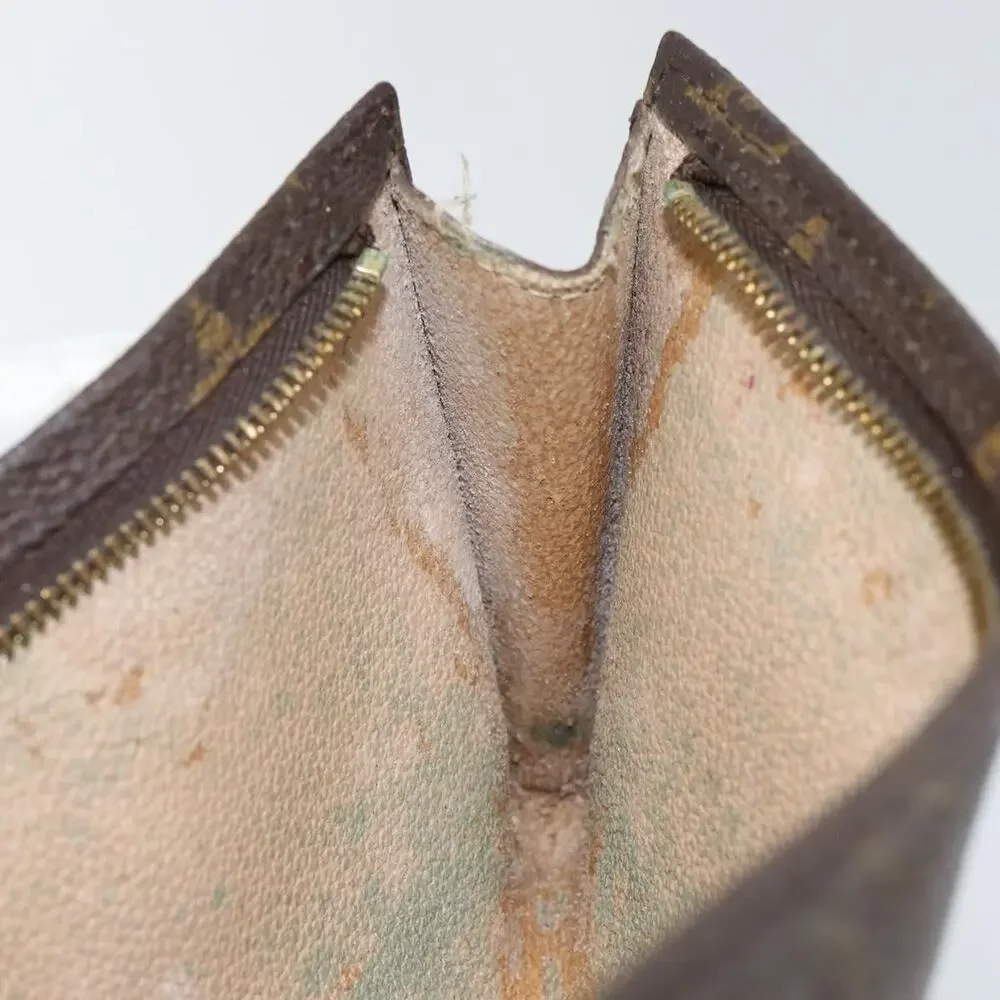 Louis Vuitton Monogram Bucket GM Accessory Pouch Brown